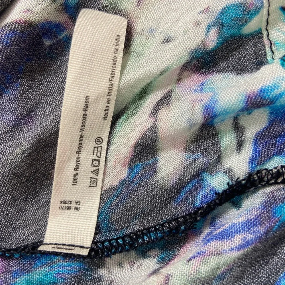 Free People Intimately Floral Print Tank Top Criss Cross Open Back NEW READ‎